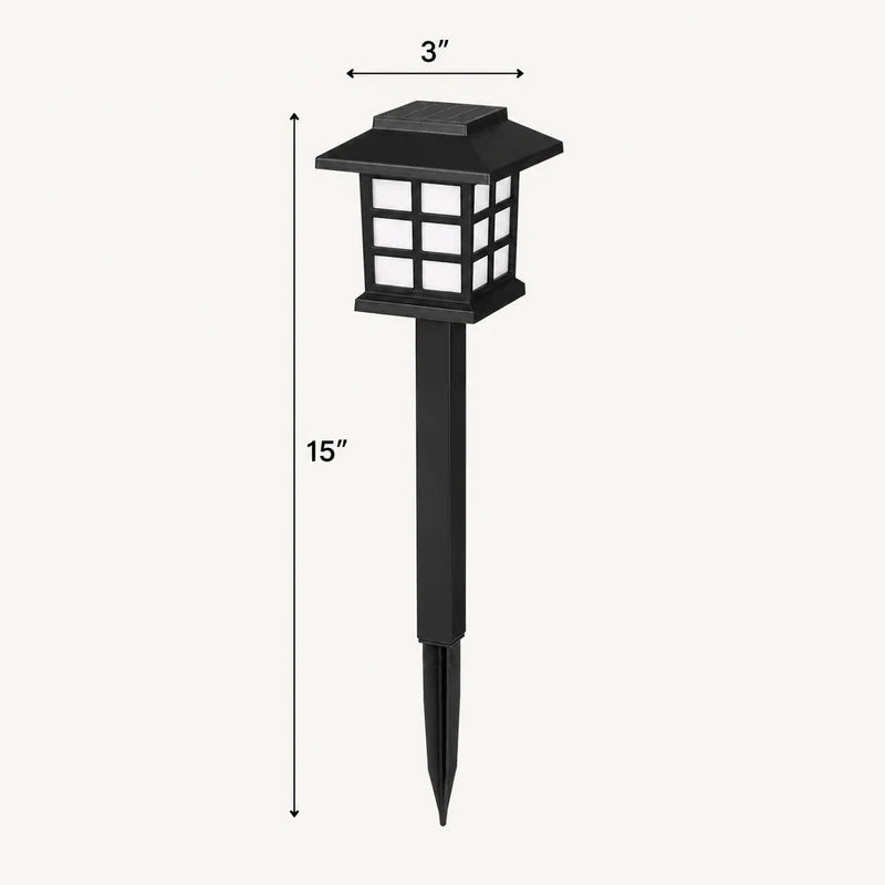 12-Pack Solar Garden Lights Outdoor – LED Pathway & Landscape Stake Lights