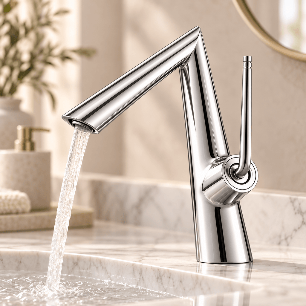 Bathroom Faucet Single Hole, Single Handle Lavatory Sink Faucet