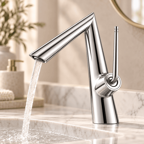 Bathroom Faucet Single Hole, Single Handle Lavatory Sink Faucet
