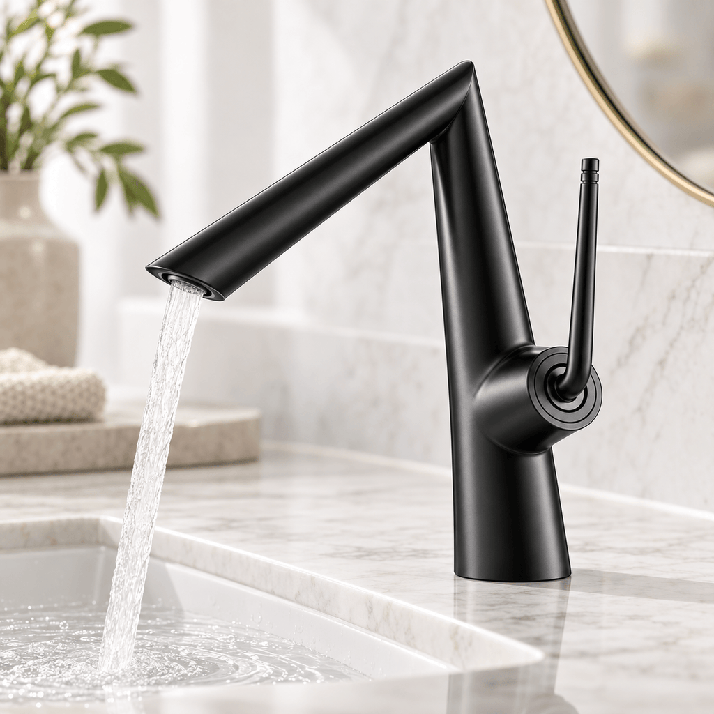 Bathroom Faucet Single Hole, Single Handle Lavatory Sink Faucet