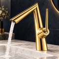 Bathroom Faucet Single Hole, Single Handle Lavatory Sink Faucet
