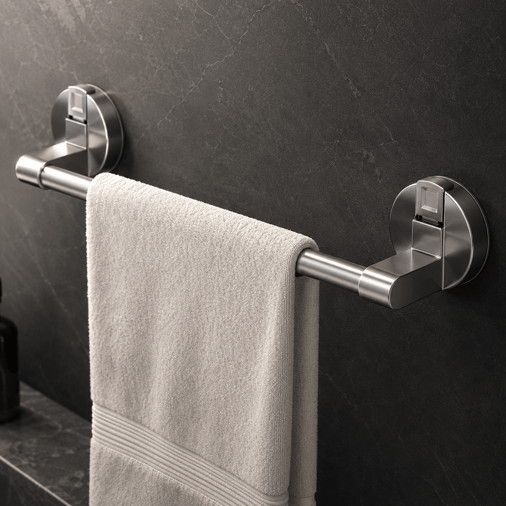 Bathroom Towel Bar – Wall Mounted No Drill Adhesive Towel Rack