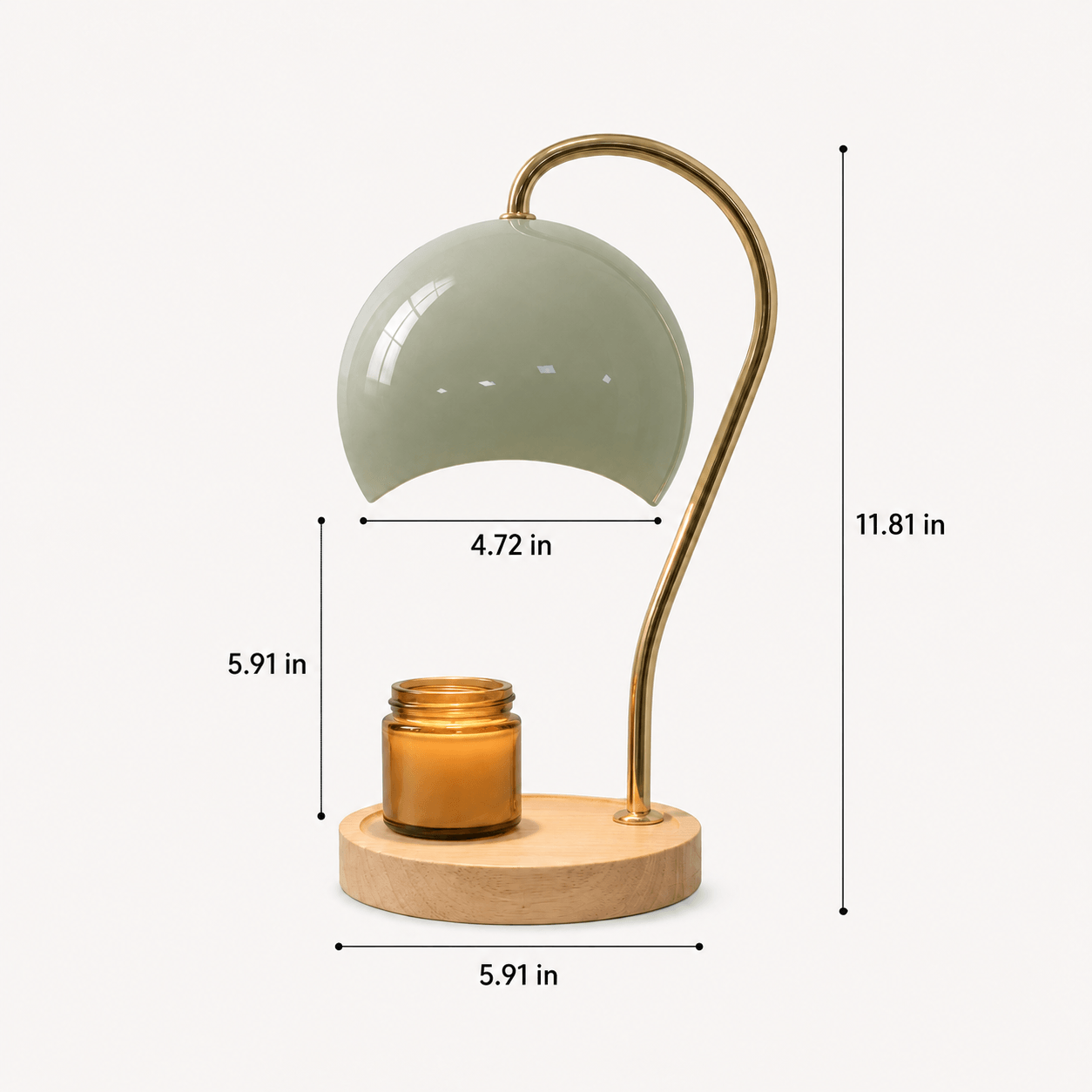 Candle Warmer Lamp, Dimmable Wax Warmer for Jar Candles