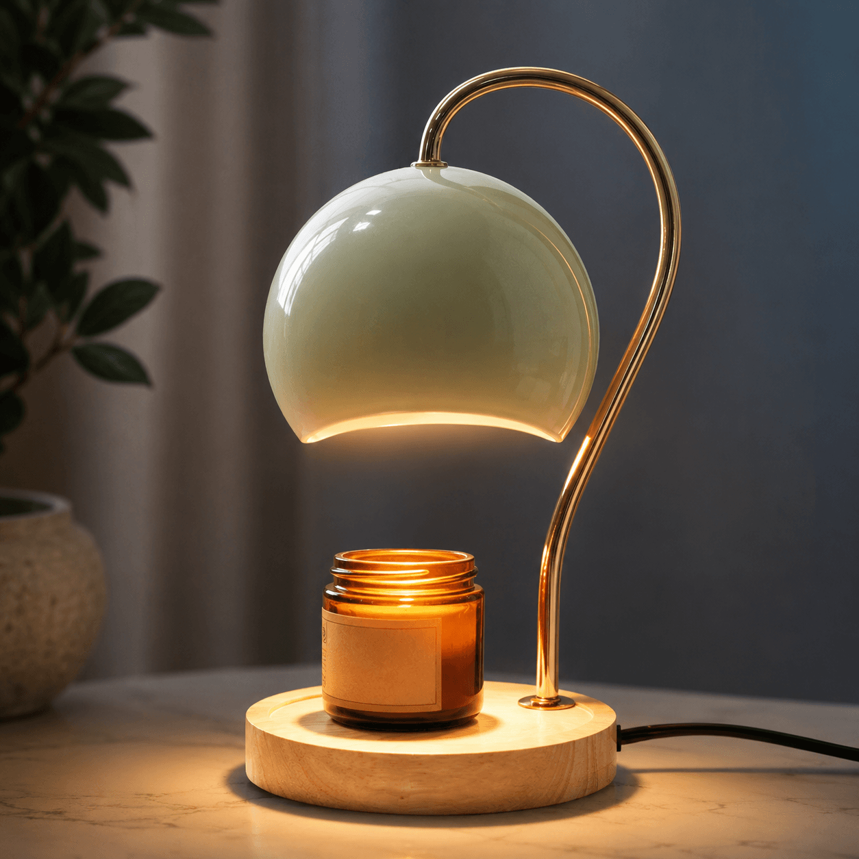 Candle Warmer Lamp, Dimmable Wax Warmer for Jar Candles