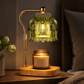 Candle Warmer Lamp with Timer & Dimmer, Glass Wax Warmer for Jar Candles