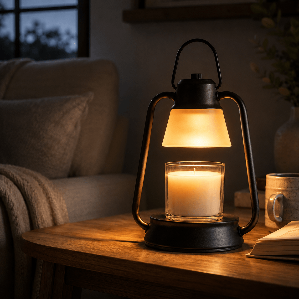 Candle Warmer Lamp with Timer, Electric Wax Warmer for Jar Candles
