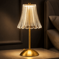 Rechargeable Cordless Table Lamp, Dimmable LED Bedside Nightstand Lamp
