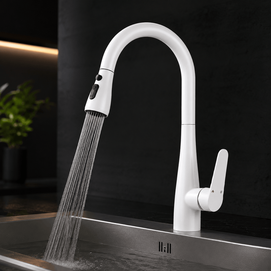 Kitchen Faucet with Sprayer – Pull Down, Single Handle