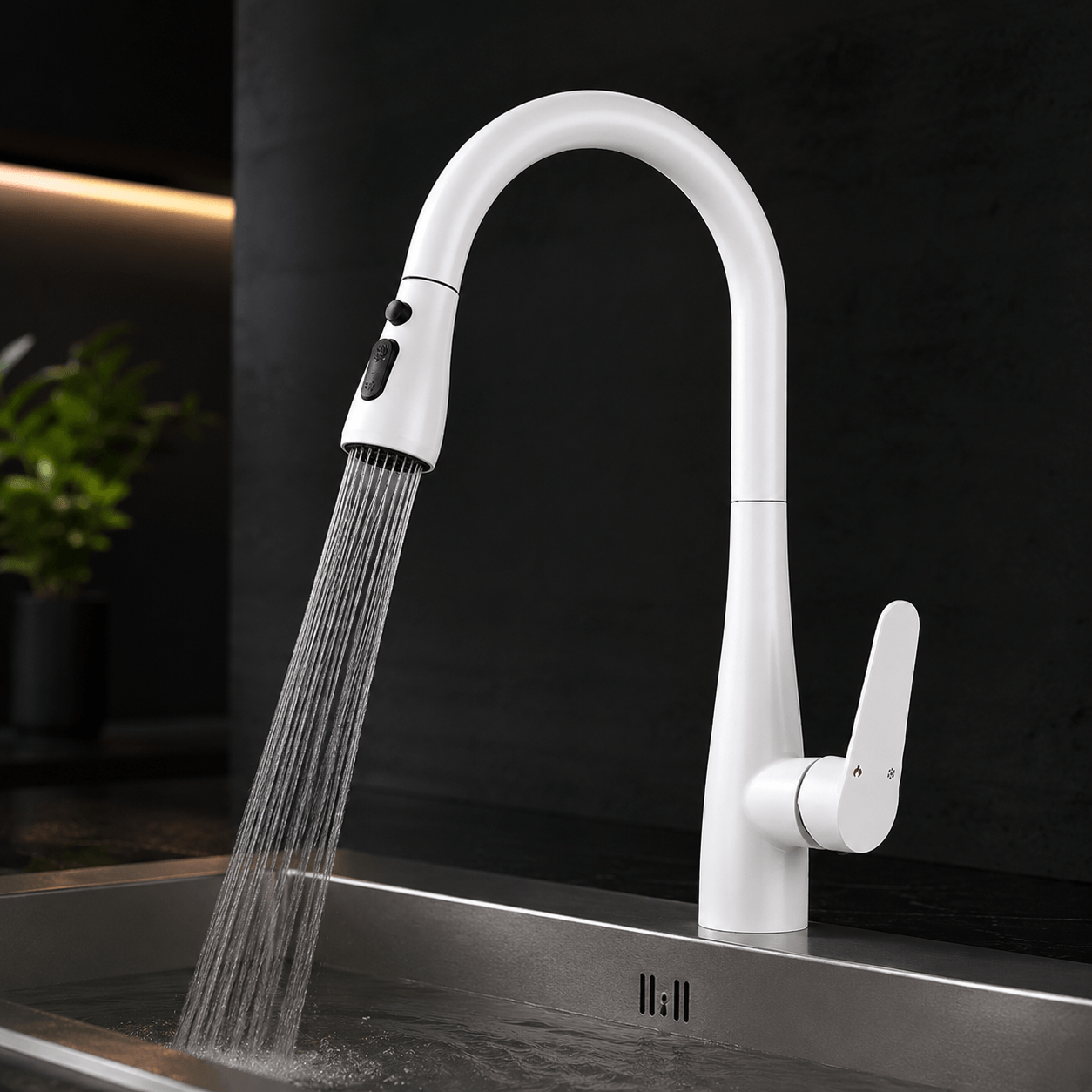 Kitchen Faucet with Sprayer – Pull Down, Single Handle