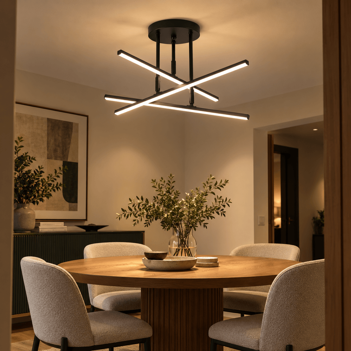 LED Ceiling Light for Bedroom, Living Room & Kitchen Island