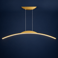 LED Kitchen Island Light & Dining Room Pendant, Curved