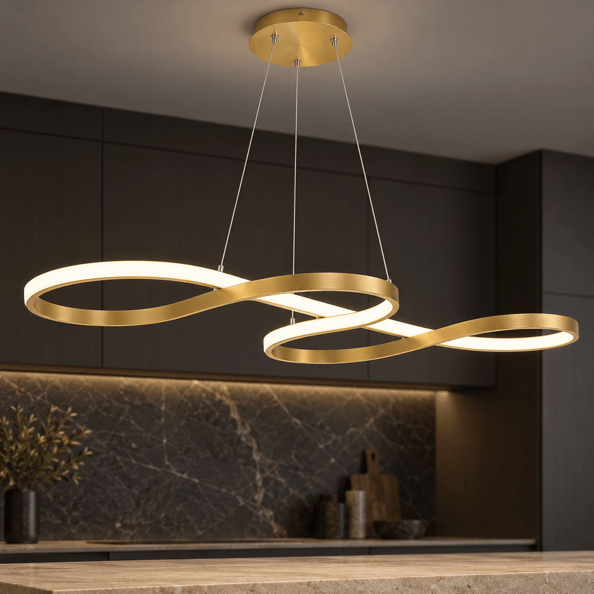 LED Light Fixture for Bedroom, Kitchen Island, Living & Dining Room