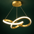LED Pendant Light for Bedroom & Kitchen Island, Modern Loop