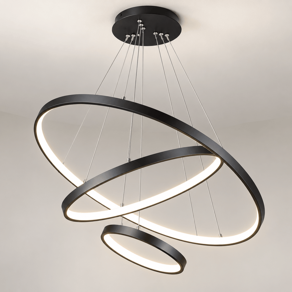 LED Pendant Light for Living Room & Dining Room, 3 Rings