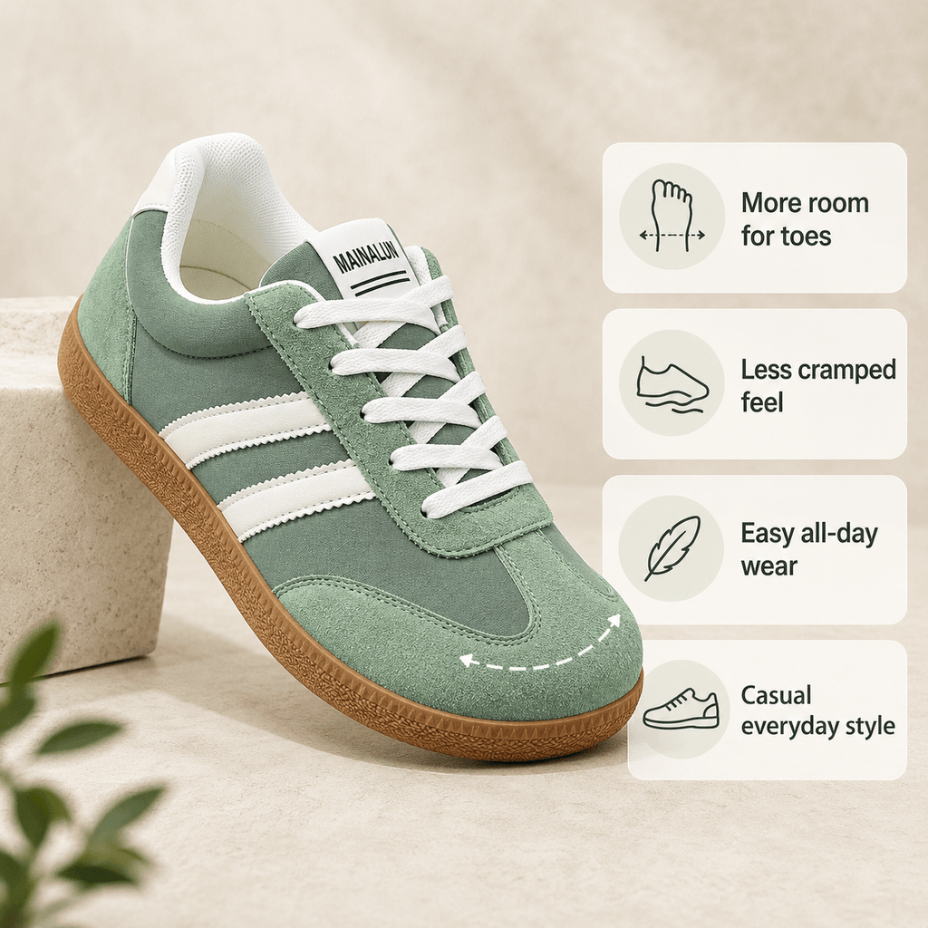 Men's Casual Sneakers – Retro Low Top Gum Sole Shoes
