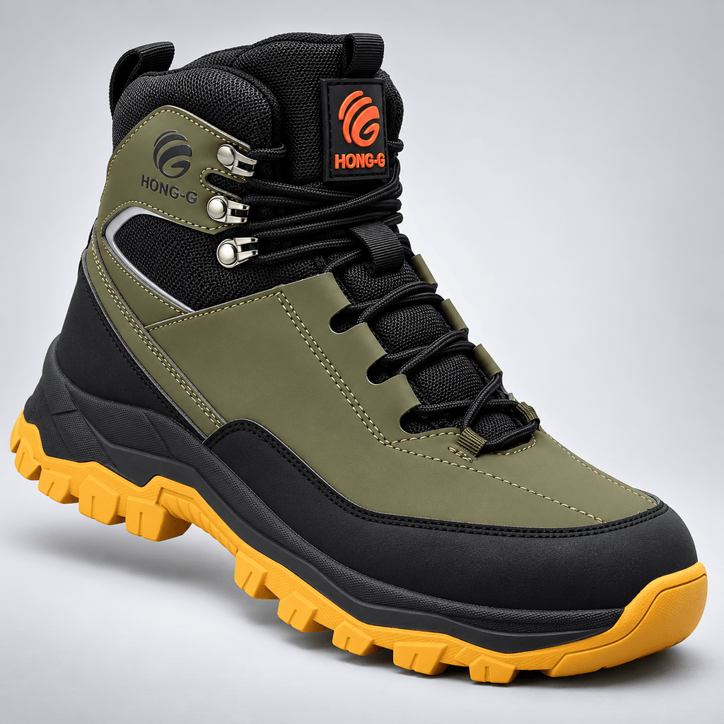 Men's Steel Toe Work Boots – Lightweight Hiking Safety Boots