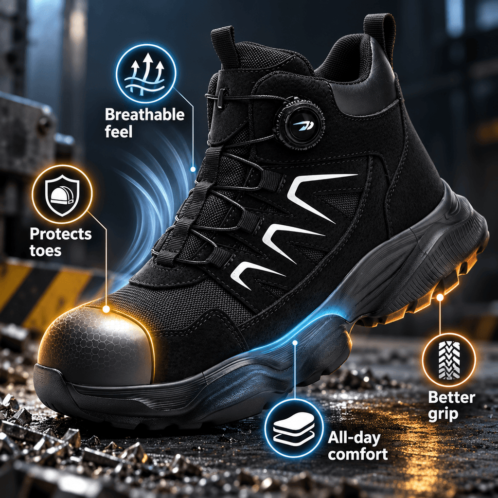 Men's Steel Toe Work Boots – Safety Toe Work Boots