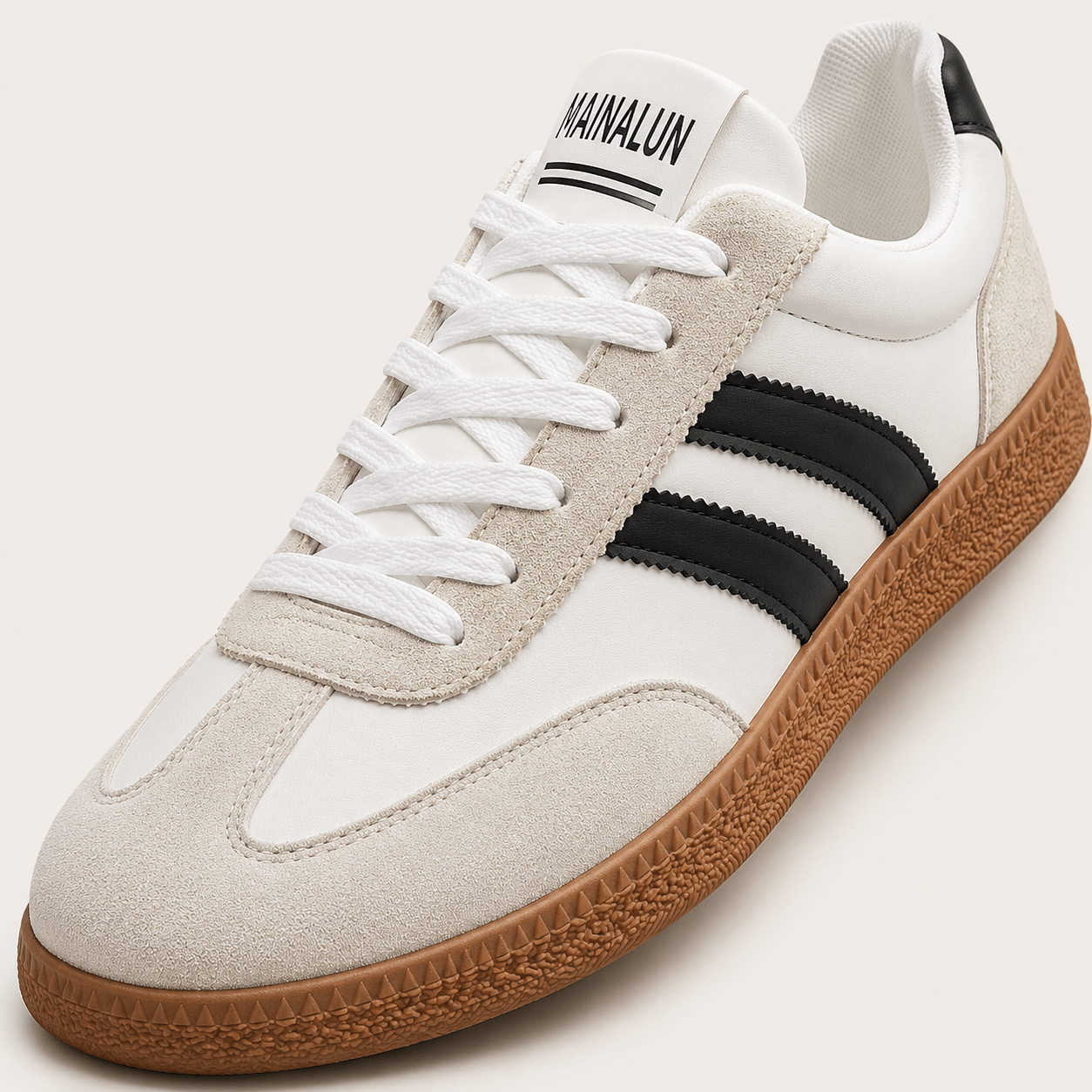 Men's Casual Sneakers – Retro Low Top Gum Sole Shoes