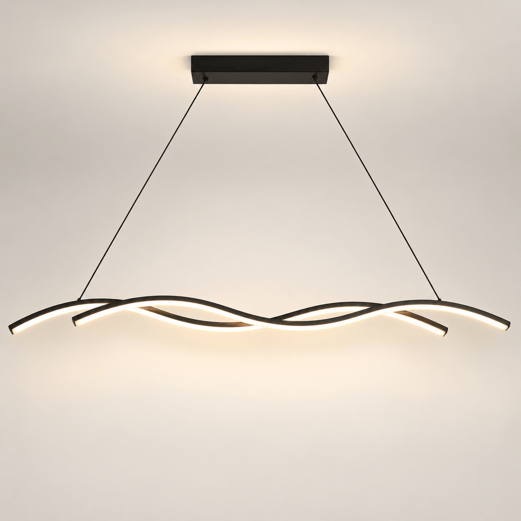 Modern LED Linear Pendant Light for Kitchen Island & Dining Room