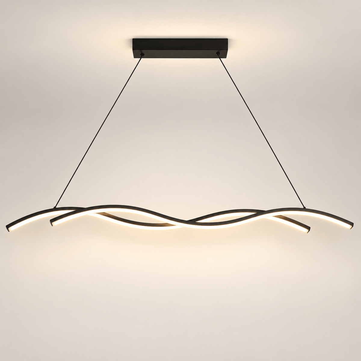 Modern LED Linear Pendant Light for Kitchen Island & Dining Room