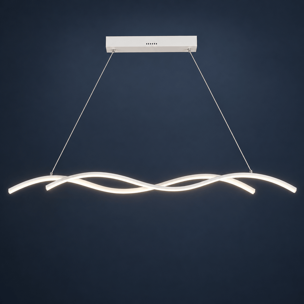 Modern LED Linear Pendant Light for Kitchen Island & Dining Room
