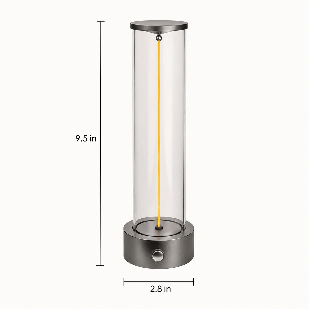Rechargeable Cordless Table Lamp – Dimmable Touch Glass LED Lamp
