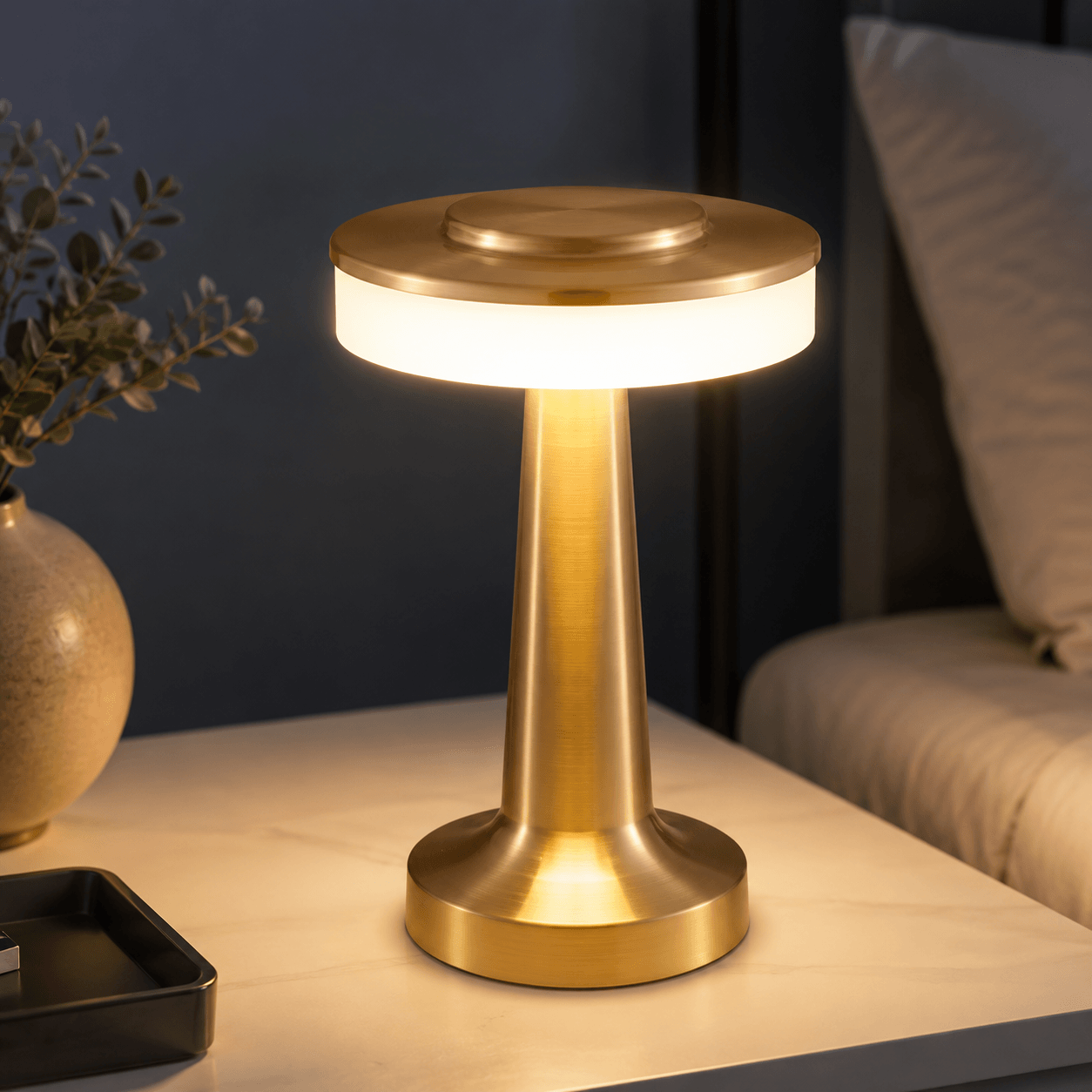 Rechargeable Lamp – Cordless Portable LED Table Light for Bedroom, Dining & Nightstand