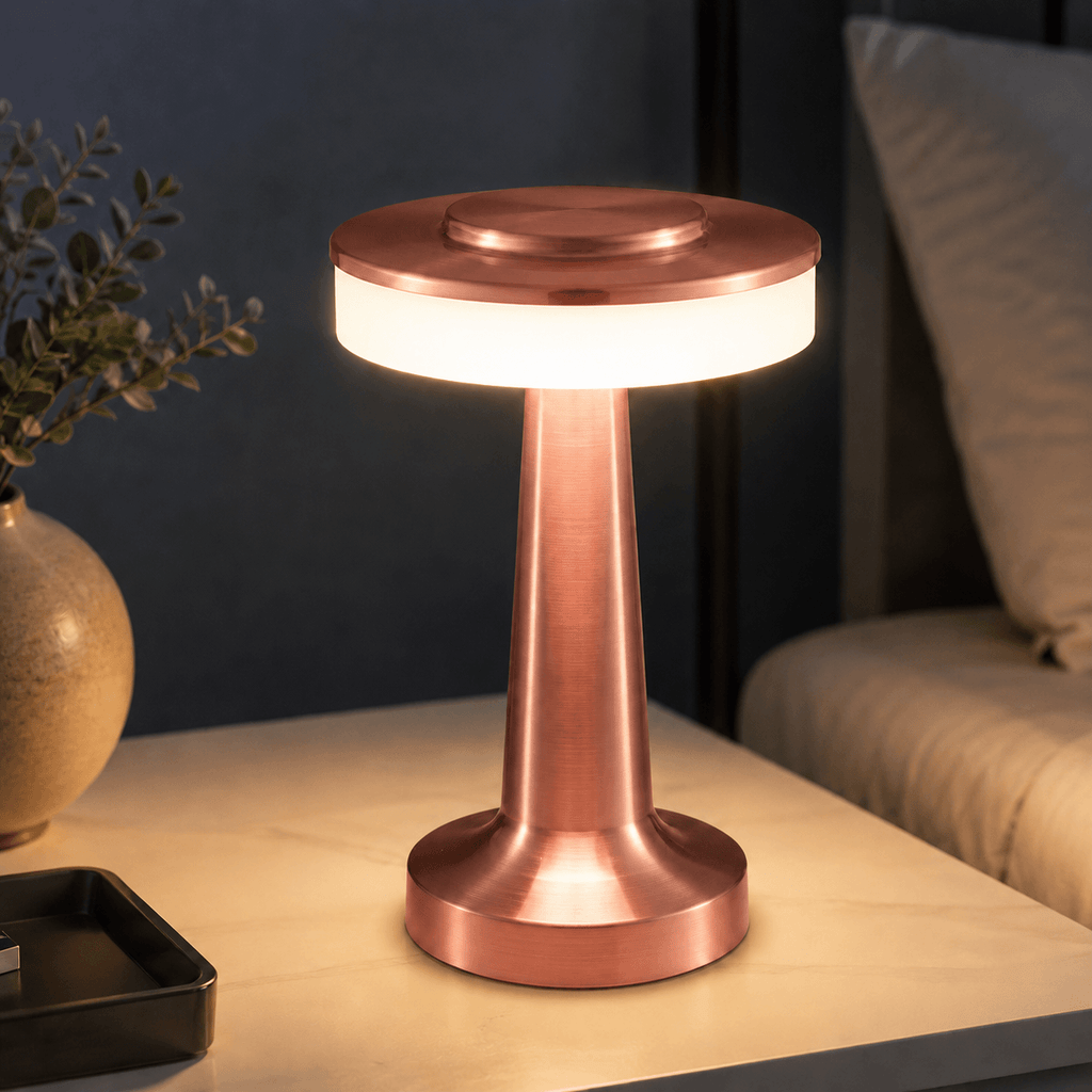 Rechargeable Lamp – Cordless Portable LED Table Light for Bedroom, Dining & Nightstand