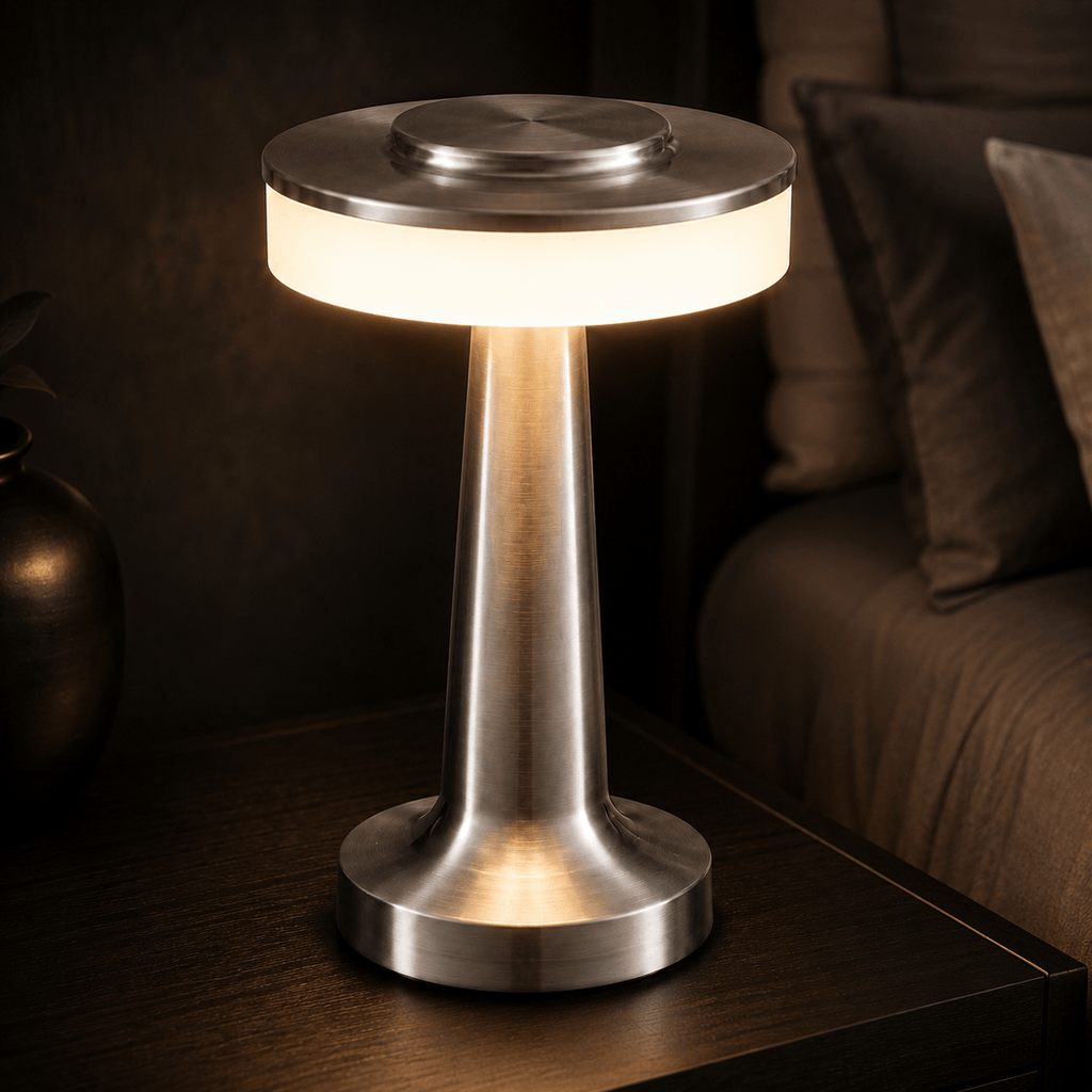 Rechargeable Lamp – Cordless Portable LED Table Light for Bedroom, Dining & Nightstand