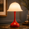 Rechargeable Cordless Table Lamp – Dimmable LED Mushroom Bedside Lamp with USB-C & 3 Color Temperatures