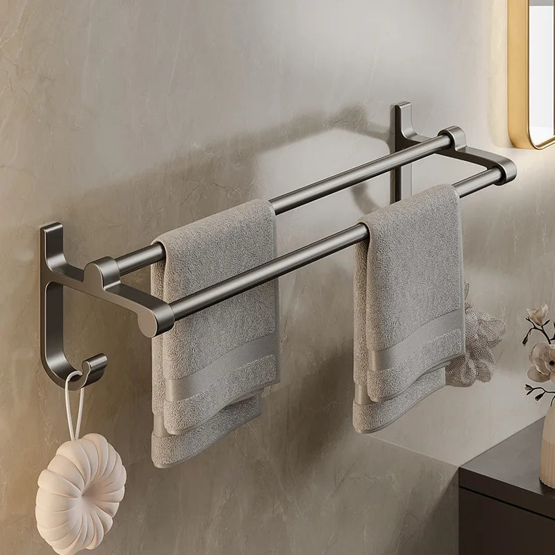 Wall Mounted Towel Rack – Bathroom Towel Bar, Double Towel Bar