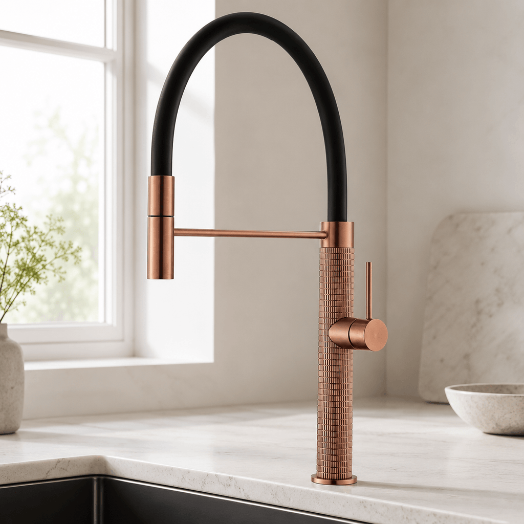 Single Handle Pull Down Kitchen Sink Faucet with Sprayer