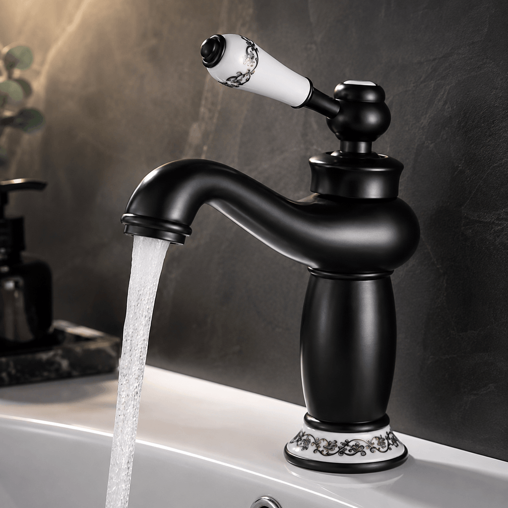 Single Hole Bathroom Faucet Vintage Sink Faucet Single Handle