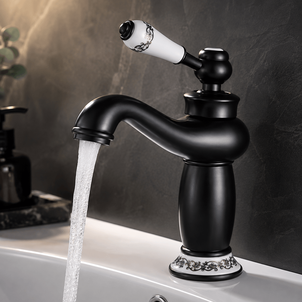 Single Hole Bathroom Faucet Vintage Sink Faucet Single Handle