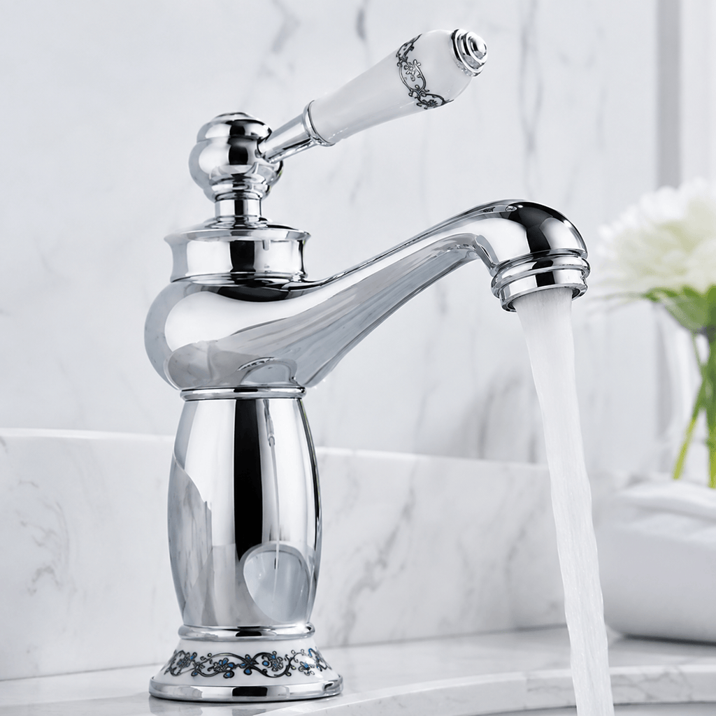 Single Hole Bathroom Faucet Vintage Sink Faucet Single Handle