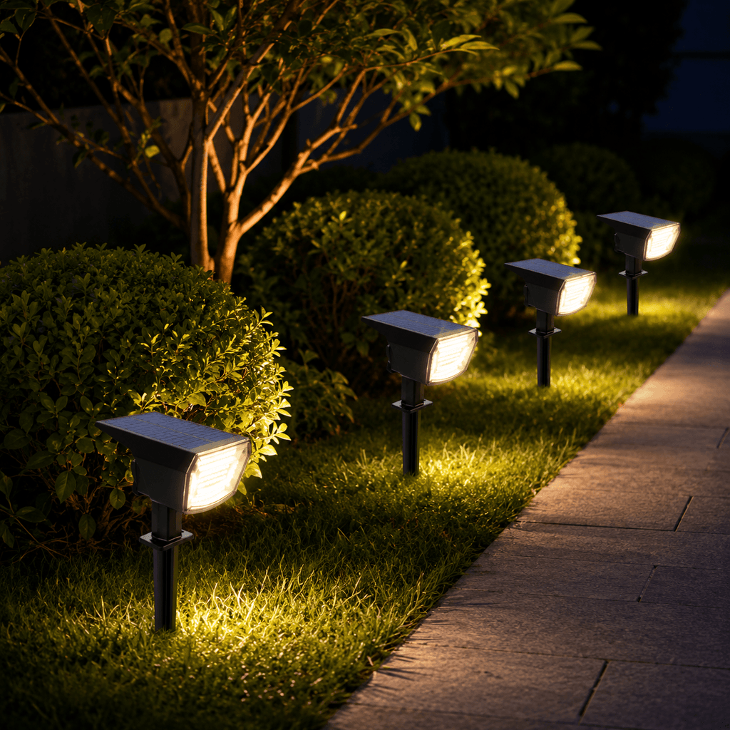 Solar Spot Lights Outdoor – Waterproof Landscape Yard Lights