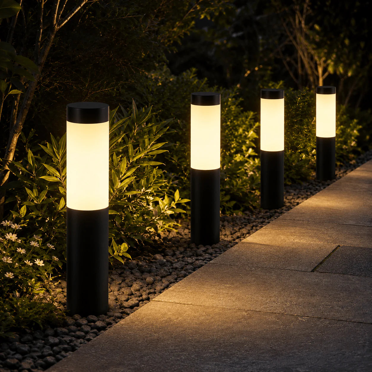 Solar Path Lights Outdoor – Waterproof Garden Walkway Lights