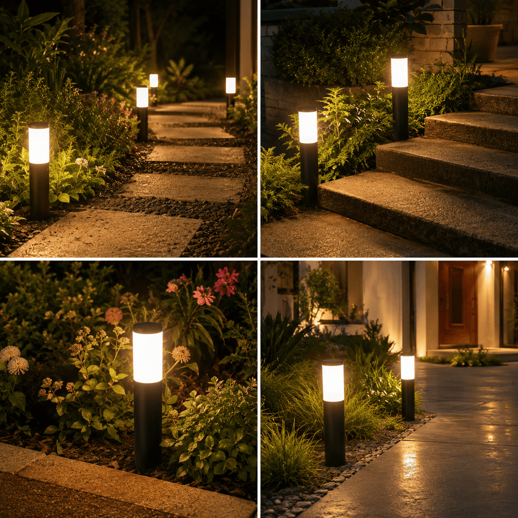 Solar Path Lights Outdoor – Waterproof Garden Walkway Lights