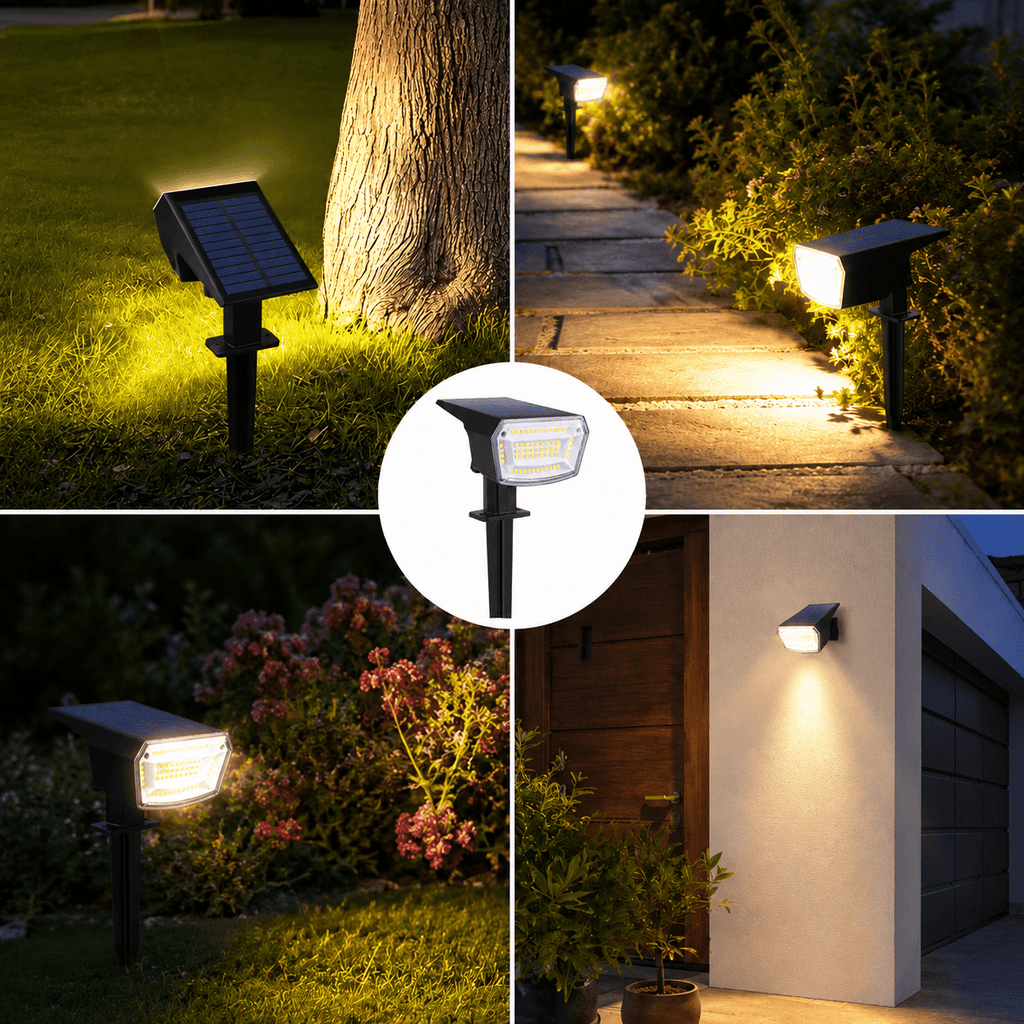 Solar Spot Lights Outdoor – Waterproof Landscape Yard Lights