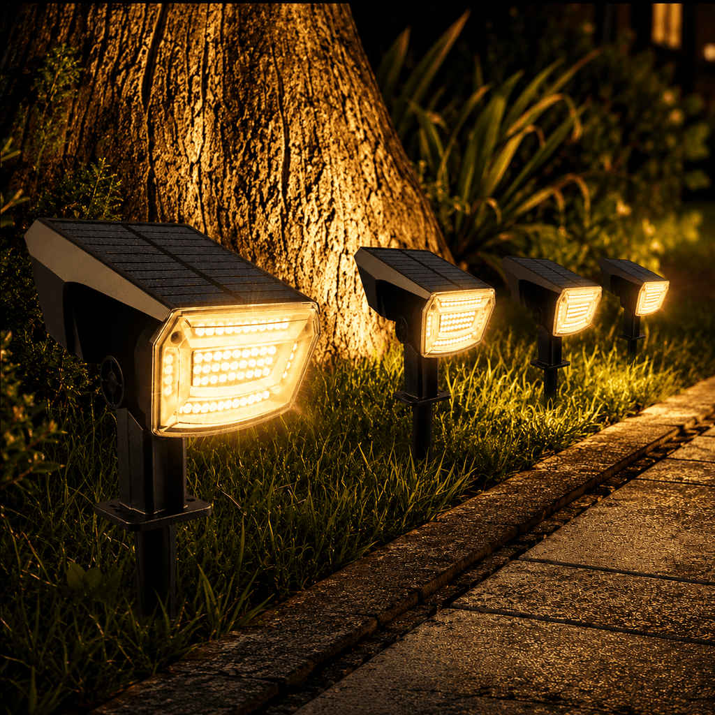 Solar Spot Lights Outdoor – Waterproof Landscape Yard Lights