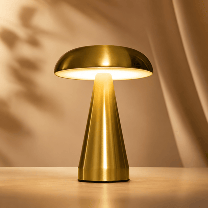 Spora Mushroom Table Lamp – Rechargeable Cordless Bedside & Desk Lamp