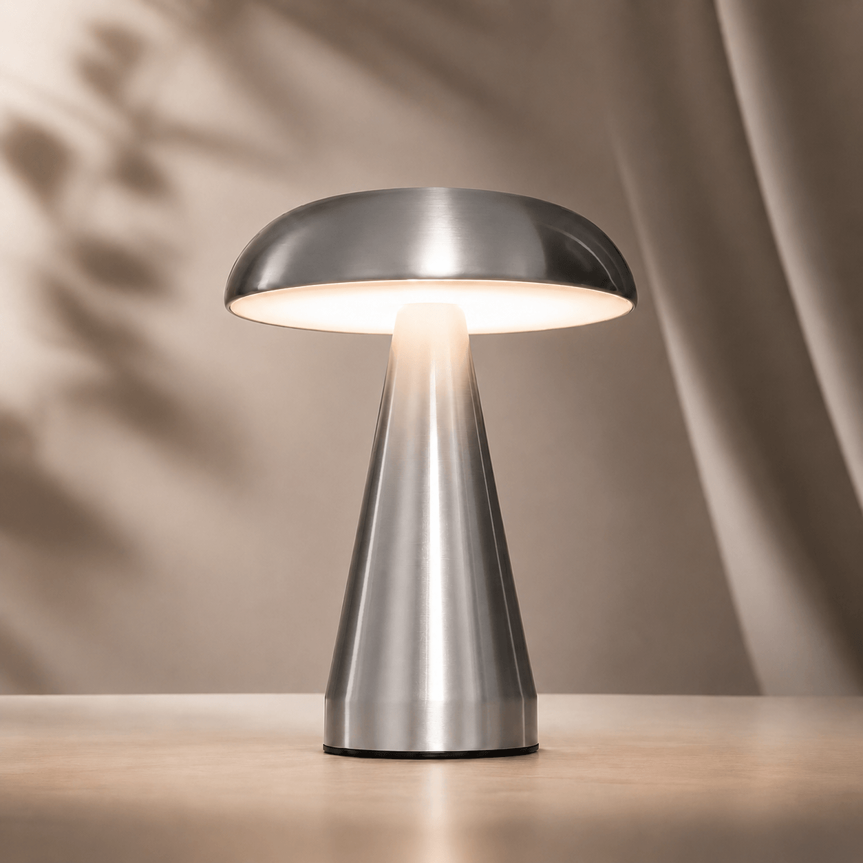 Spora Mushroom Table Lamp – Rechargeable Cordless Bedside & Desk Lamp