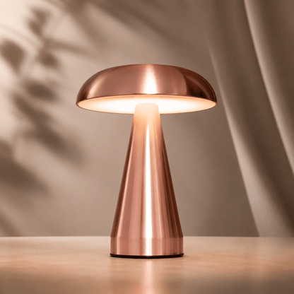 Spora Mushroom Table Lamp – Rechargeable Cordless Bedside & Desk Lamp