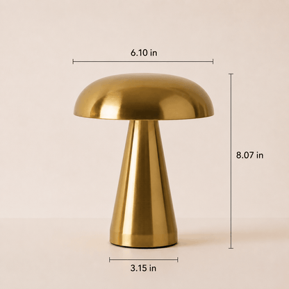 Spora Mushroom Table Lamp – Rechargeable Cordless Bedside & Desk Lamp