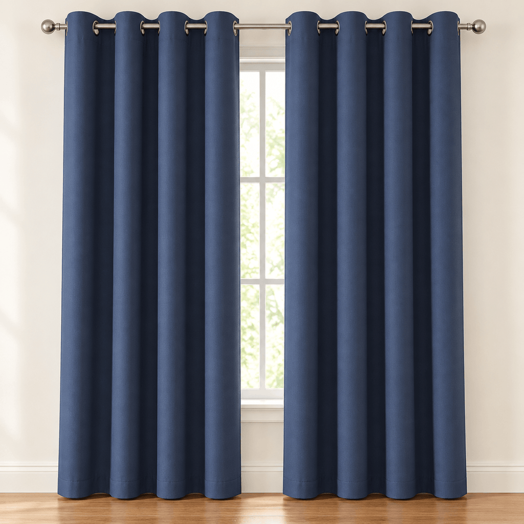 Thermal Blackout Curtains for Bedroom & Living Room 2 Panels