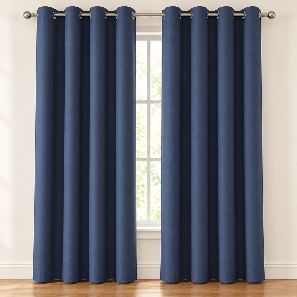 Thermal Blackout Curtains for Bedroom & Living Room 2 Panels