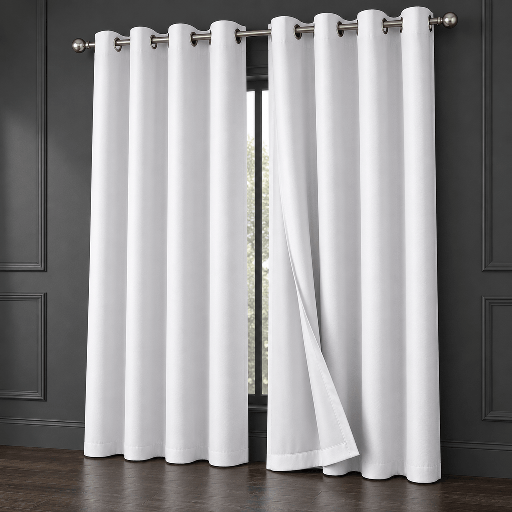 Thermal Blackout Curtains for Bedroom & Living Room 2 Panels