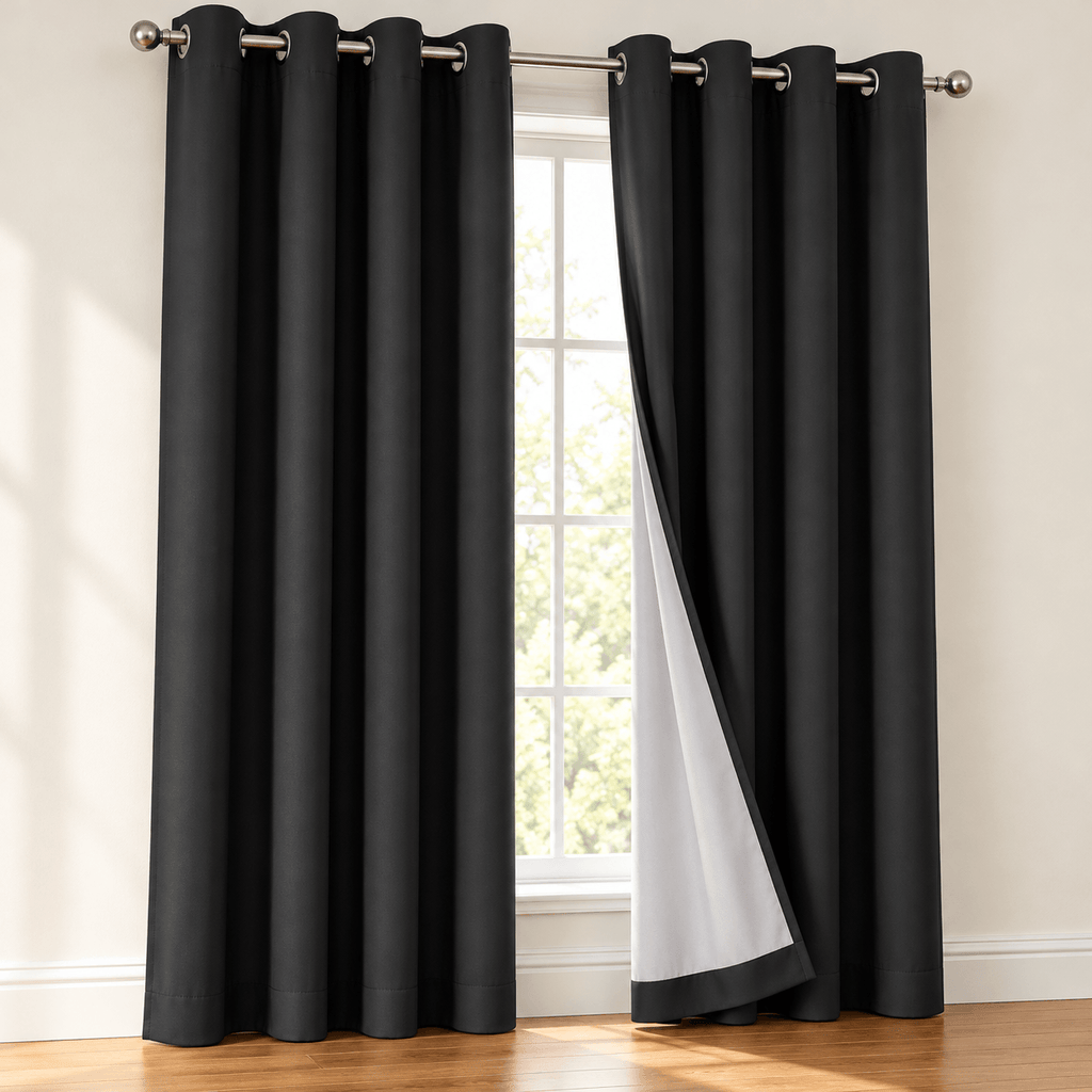 Thermal Blackout Curtains for Bedroom & Living Room 2 Panels
