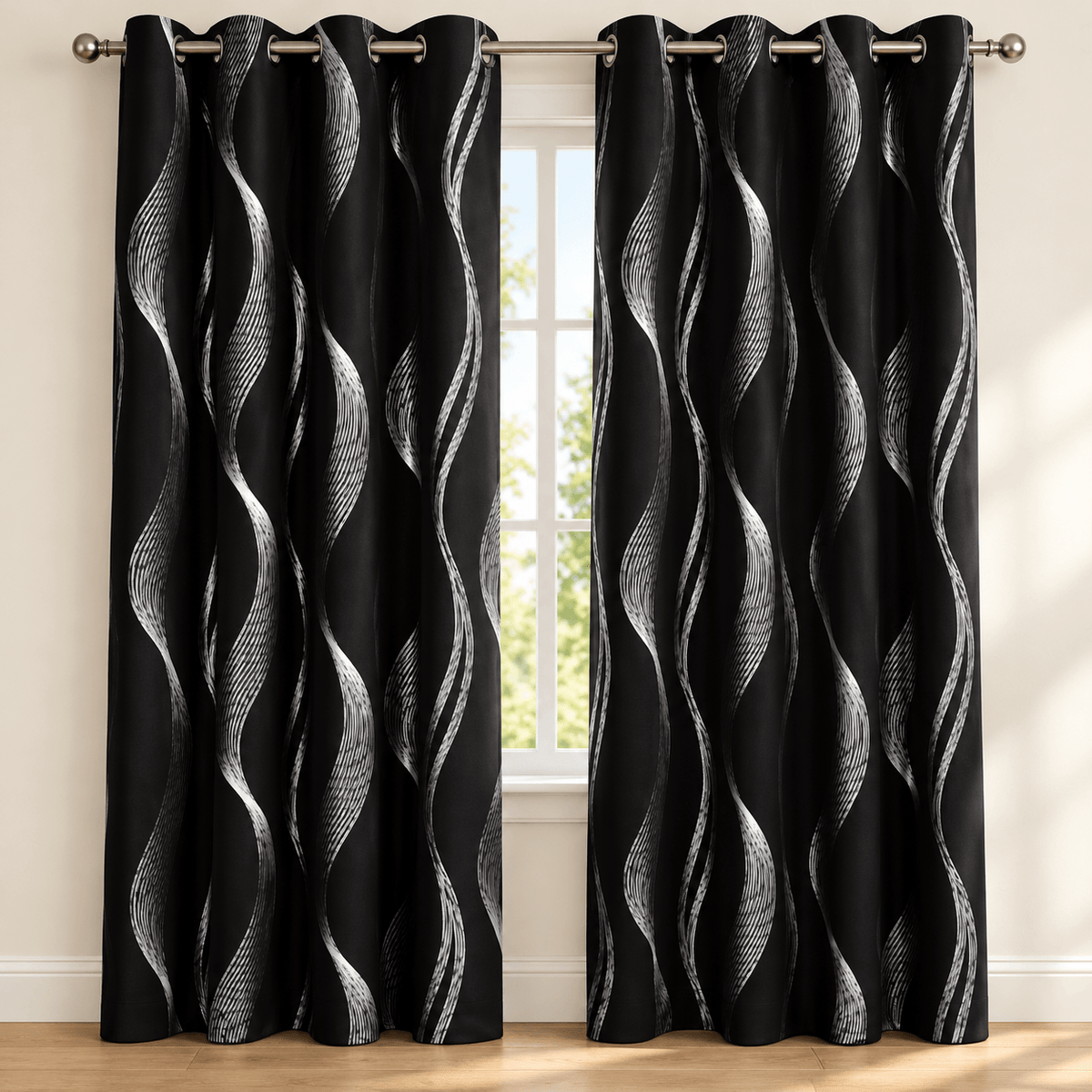 Thermal Blackout Grommet Curtains for Bedroom & Living Room