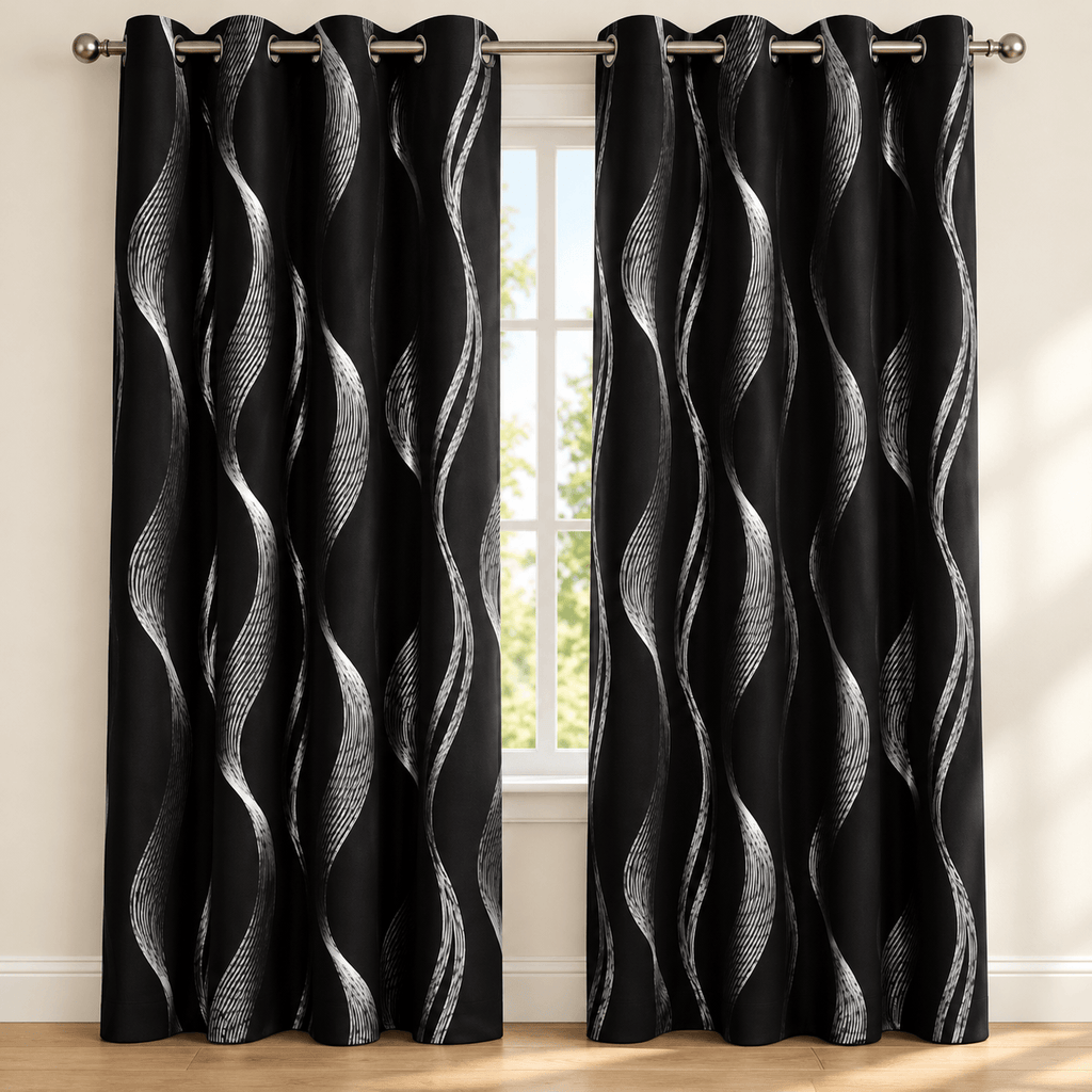 Thermal Blackout Grommet Curtains for Bedroom & Living Room